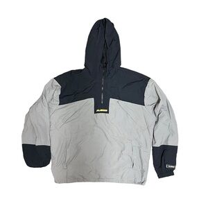 PLAYBOY X PACSUN WINDBREAKER SZ M Coat Jacket Bunny Logo Spellout